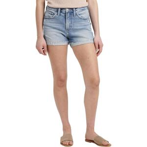 Silver Jeans Co. Womens Beau High Rise Short(Med Wash Soc227)