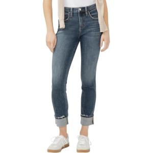 Silver Jeans Co. Women’s Beau High Rise Slim Leg Jeans(Aria)