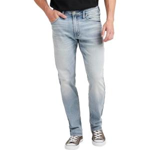 Silver Jeans Co. Womens Big & Tall Eddie Athletic Fit Tapered Leg Jeans – Legacy(Light Wash Scv194)