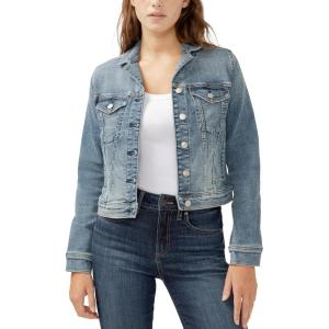 Silver Jeans Co. Women’s Fitted Denim Jacket(Fitted Indigo)