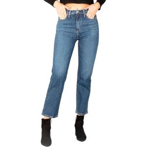 Silver Jeans Co. Womens Highly Desirable High Rise Straight Leg Jeans – Legacy(Dark Eco Wash)