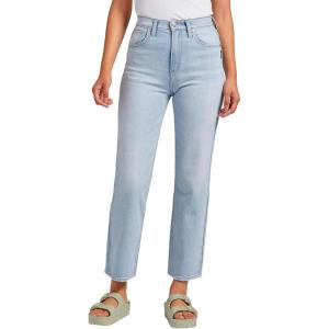 Silver Jeans Co. Womens Highly Desirable High Rise Straight Leg Jeans(Light Wash Rcs129)