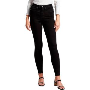 Silver Jeans Co. Women’s Infinite Fit High Rise Skinny Leg Jeans(Black)