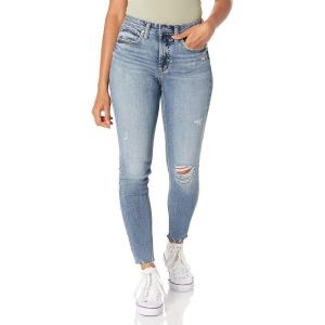 Silver Jeans Co. Women’s Most Wanted Mid Rise Skinny Fit Jeans(Med Wash Egx269)