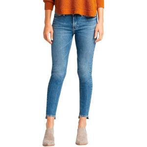 Silver Jeans Co. Women’s Most Wanted Mid Rise Skinny Fit Jeans(Step Hem Indigo)