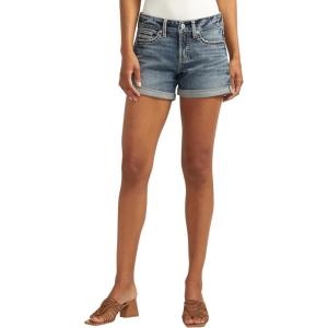 Silver Jeans Co. Womens Suki Mid Rise Curvy Fit Short(Med Wash Scv380)