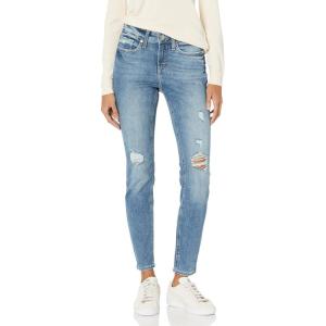 Silver Jeans Co. Women’s Suki Mid Rise Curvy Fit Skinny Jeans(Med Wash Eae208)
