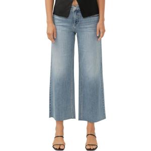 Silver Jeans Co. Women’s Suki Mid Rise Curvy Fit Wide Leg Jeans(Luxe Stretch Indigo)