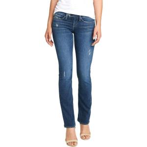 Silver Jeans Co. Women’s Tuesday Low Rise Slim Bootcut Jeans-Legacy(Dark Indigo Shade)