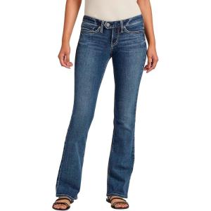 Silver Jeans Co. Women’s, Tuesday Low Rise Slim Bootcut Jeans(Med Wash Ecf387)
