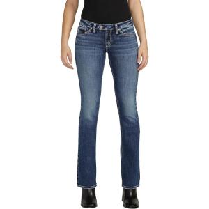 Silver Jeans Co. Women’s, Tuesday Low Rise Slim Bootcut Jeans(Med Wash Scv305)