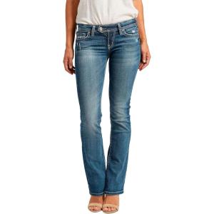 Silver Jeans Co. Women’s, Tuesday Low Rise Slim Bootcut Jeans(Med Wash Sjl245)