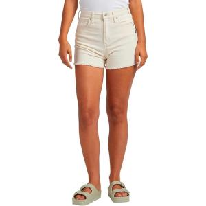 Silver Jeans Co. Womens Women’s Highly Desirable High Rise Short(Off-white)