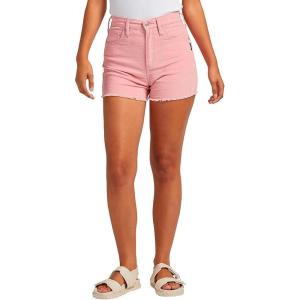 Silver Jeans Co. Womens Women’s Highly Desirable High Rise Short(Pink)