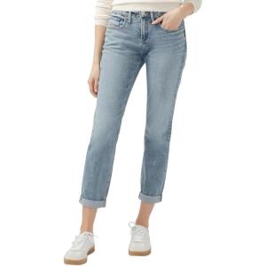 Silver Jeans-Womens Sam Relaxed Boyfriend Fit Jean(Luxe Stretch Med Wash)