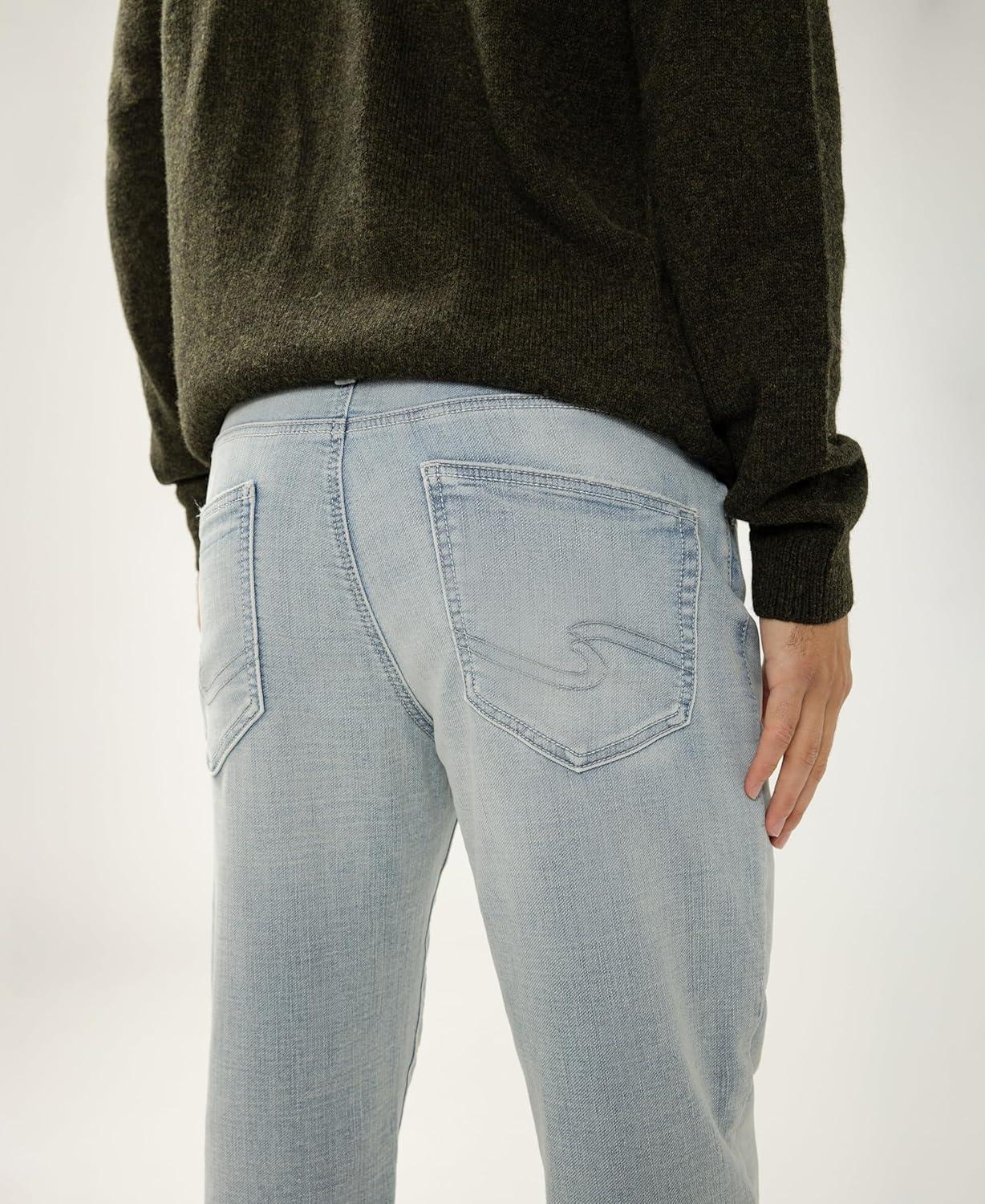 image:imageSilver Jeans Co Mens Grayson Classic Fit Straight Leg JeansLight Wash Ewk112