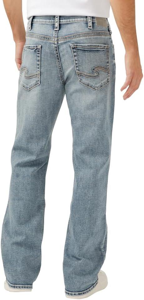 image:imageSilver Jeans Co Mens Zac Relaxed Fit Straight Leg Jean LegacyLuxe Heritage Light Indigo