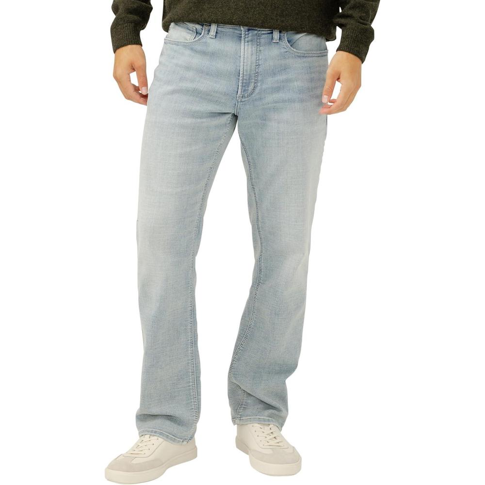image:imageSilver Jeans Co Mens Grayson Classic Fit Straight Leg JeansLight Wash Ewk112