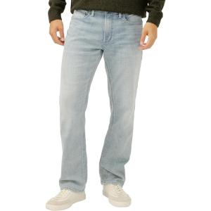Silver Jeans Co. Men’s Grayson Classic Fit Straight Leg Jeans(Light Wash Ewk112)