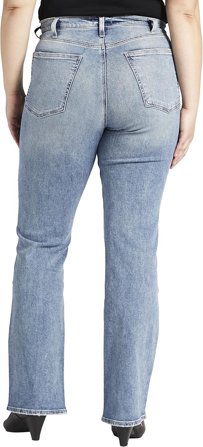 image:imageSilver Jeans Co Womens Plus Size Vintage High Rise Bootcut JeansMed Wash Epx278