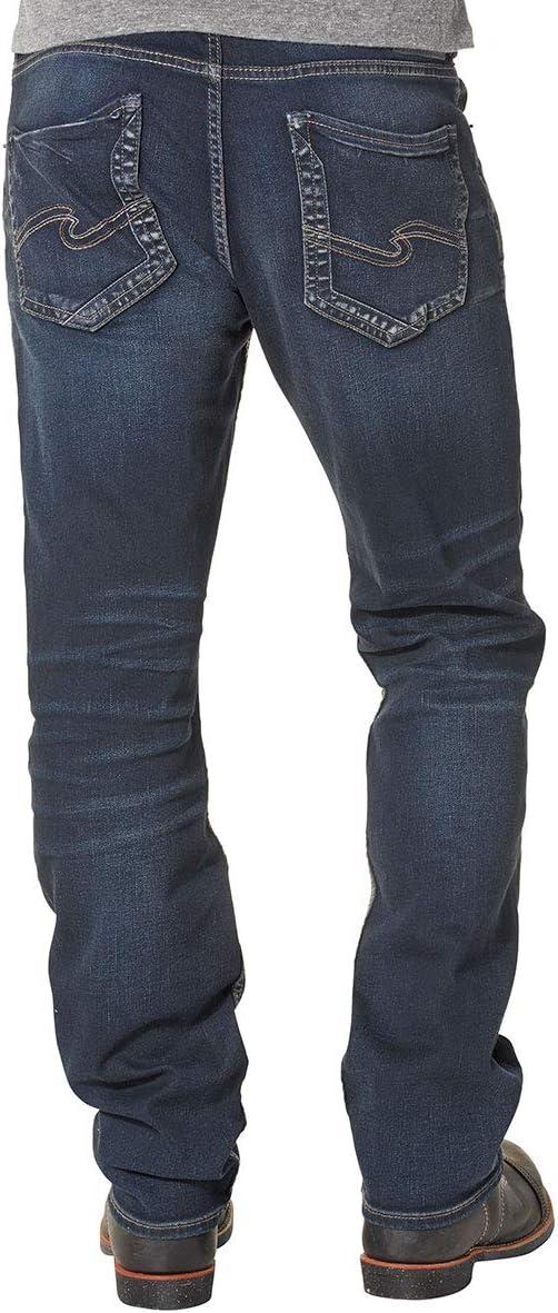 image:imageSilver Jeans Co Mens Grayson Classic Fit Straight Leg Jeans LegacyDark Vintage Wash