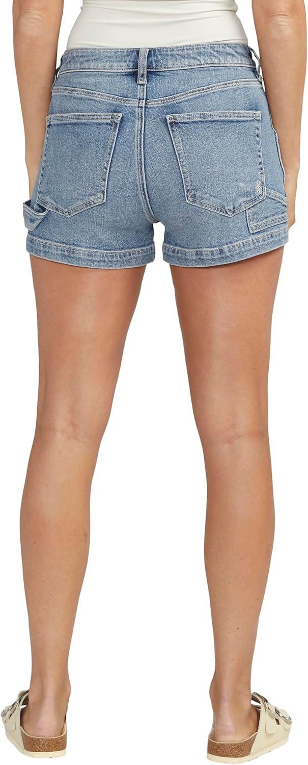 image:imageSilver Jeans Co Womens Sure Thing Carpenter Shorts LegacyMed Wash Soc275