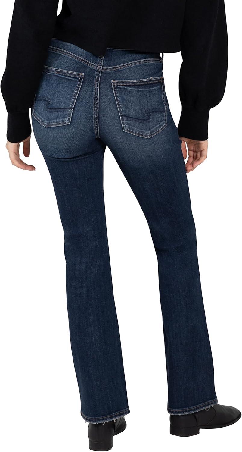 image:imageSilver Jeans Co Womens Avery High Rise Curvy Fit Slim Bootcut JeansEco Dark Rinse