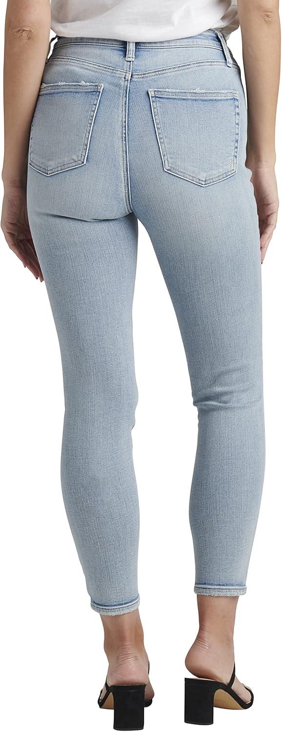 image:imageSilver Jeans Co Womens High Note High Rise Skinny Jeans LegacyLight Wash Scv173