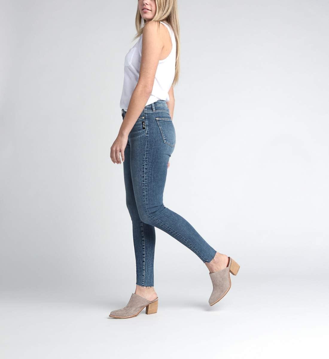 image:imageSilver Jeans Co Womens High Note High Rise Skinny Jeans LegacyMedium Released Hem