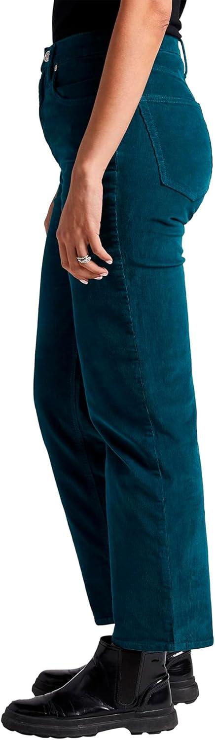 image:imageSilver Jeans Co Womens Highly Desirable High Rise Straight Leg Pants LegacyGreen