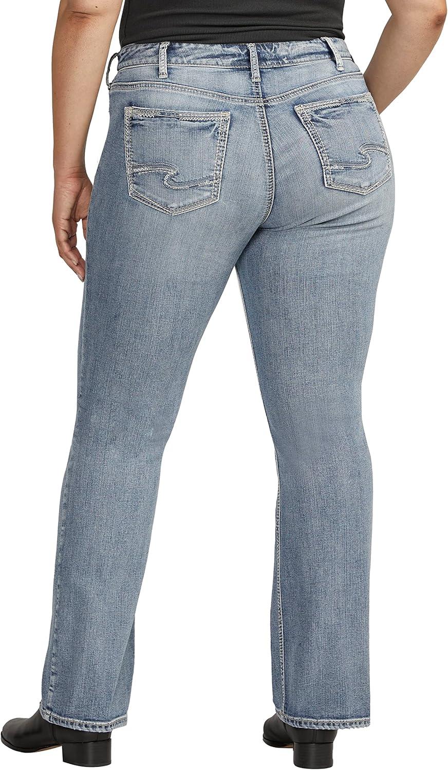 image:imageSilver Jeans Co Womens Plus Size Suki Mid Rise Slim Bootcut JeansMed Wash Scv209