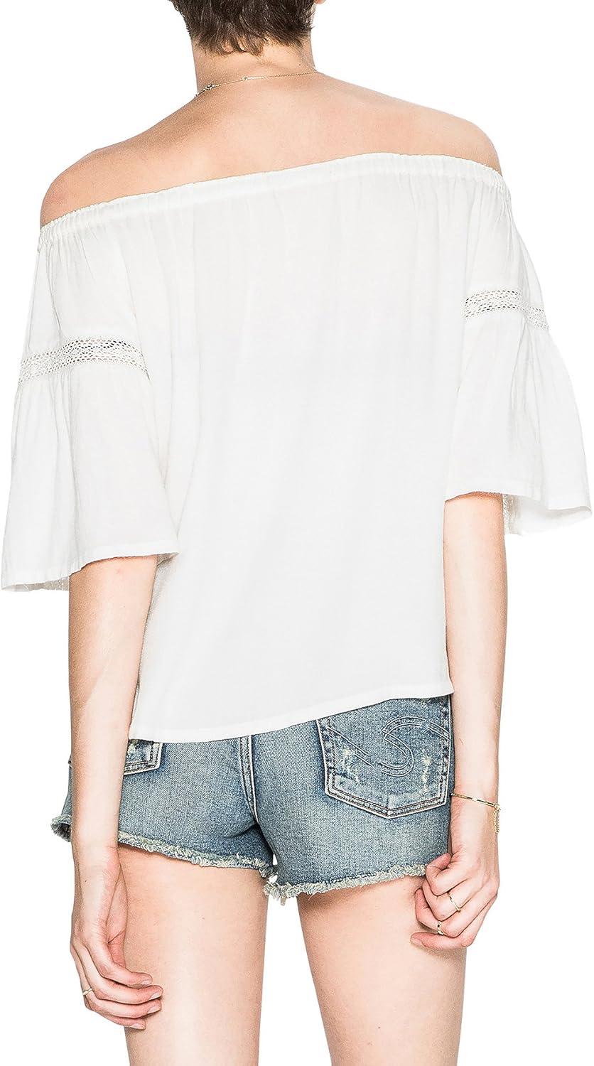 image:imageSilver Jeans Co Womens Scheana OffTheShoulder Peasant Top LegacyIvory
