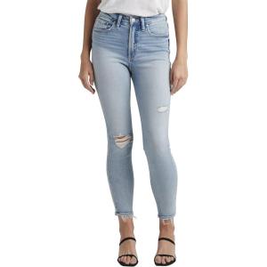 Silver Jeans Co. Women’s High Note High Rise Skinny Jeans – Legacy(Light Wash Scv173)