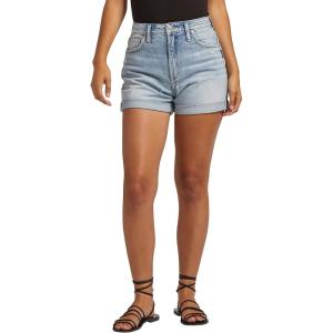 Silver Jeans Co. Women’s Mom High Rise Short(Light Wash Rcs131)