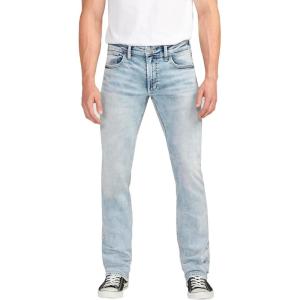 Silver Jeans Co. Men’s Allan Slim Fit Straight Leg Jeans(Light Wash Sdk161)