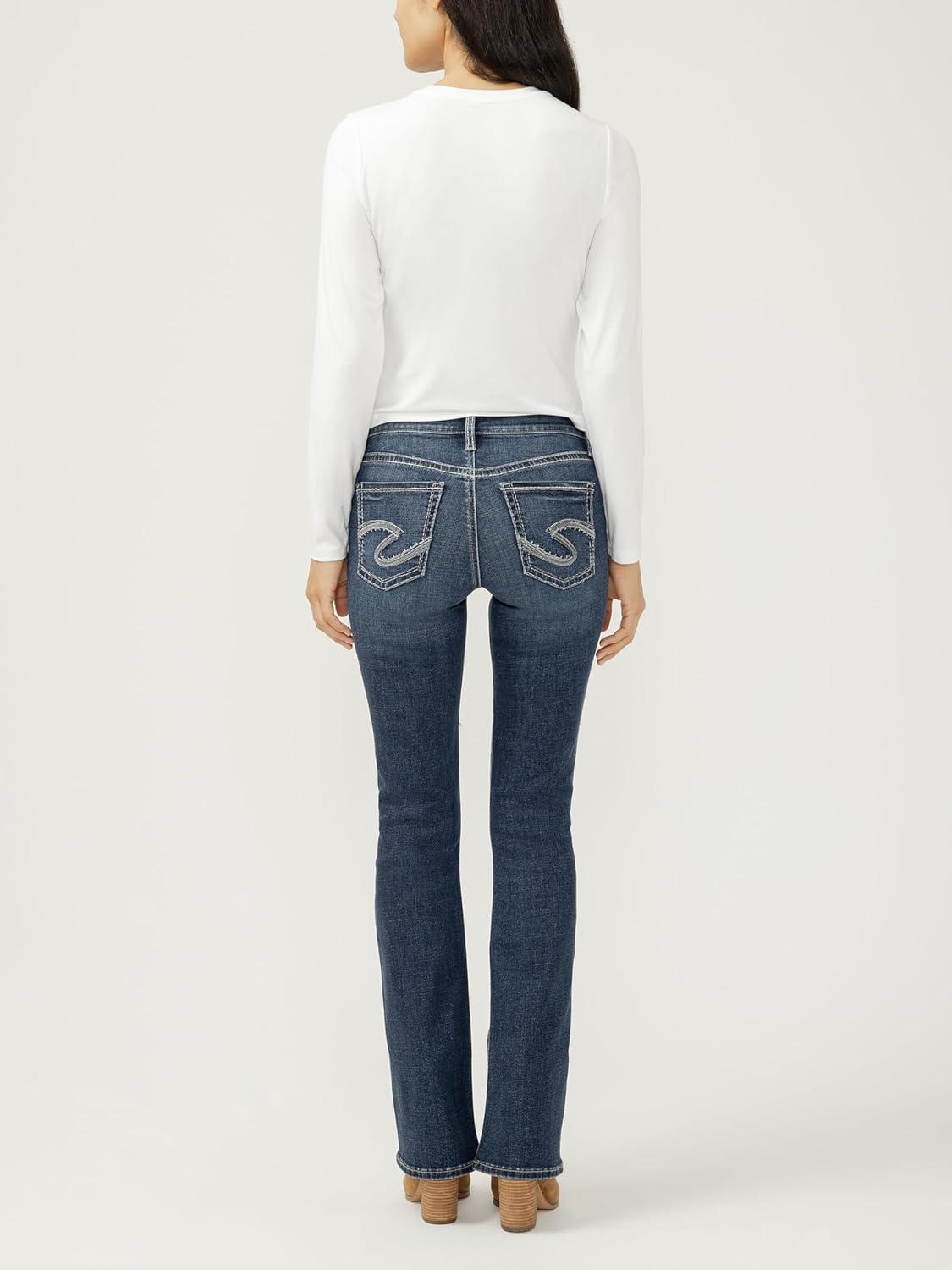 image:imageSilver Jeans Co Womens Suki Mid Rise Curvy Fit Bootcut JeansSutton