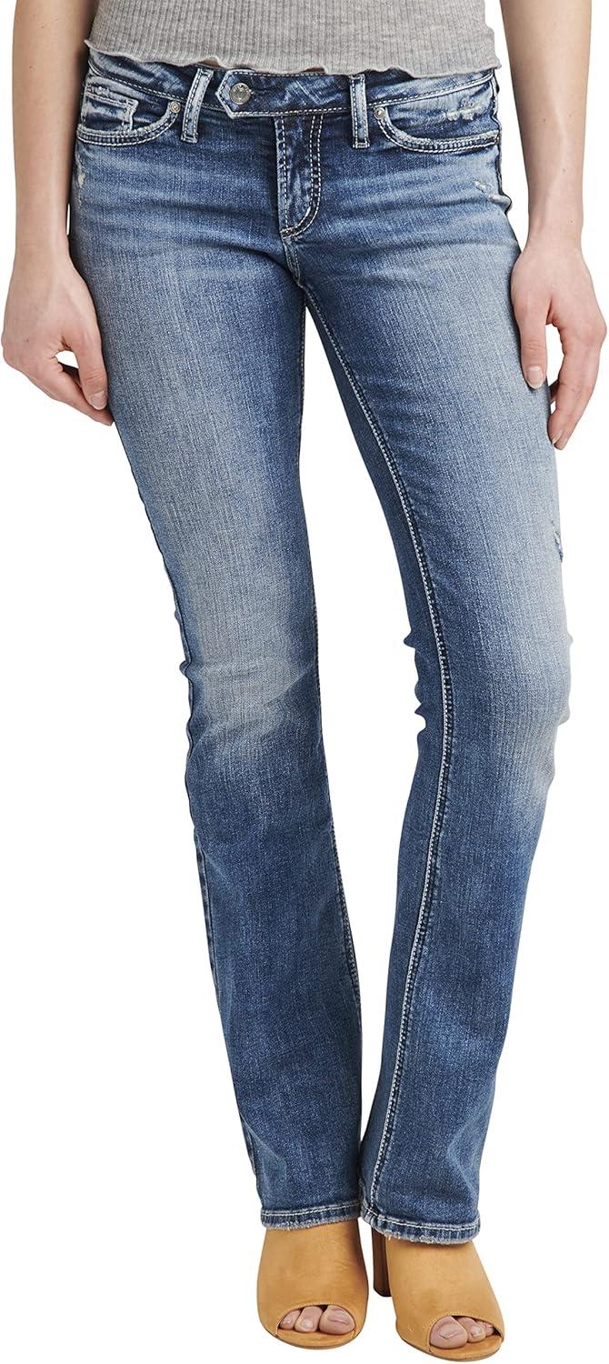 image:imageSilver Jeans Co Womens Tuesday Low Rise Slim Bootcut Jeans Legacy