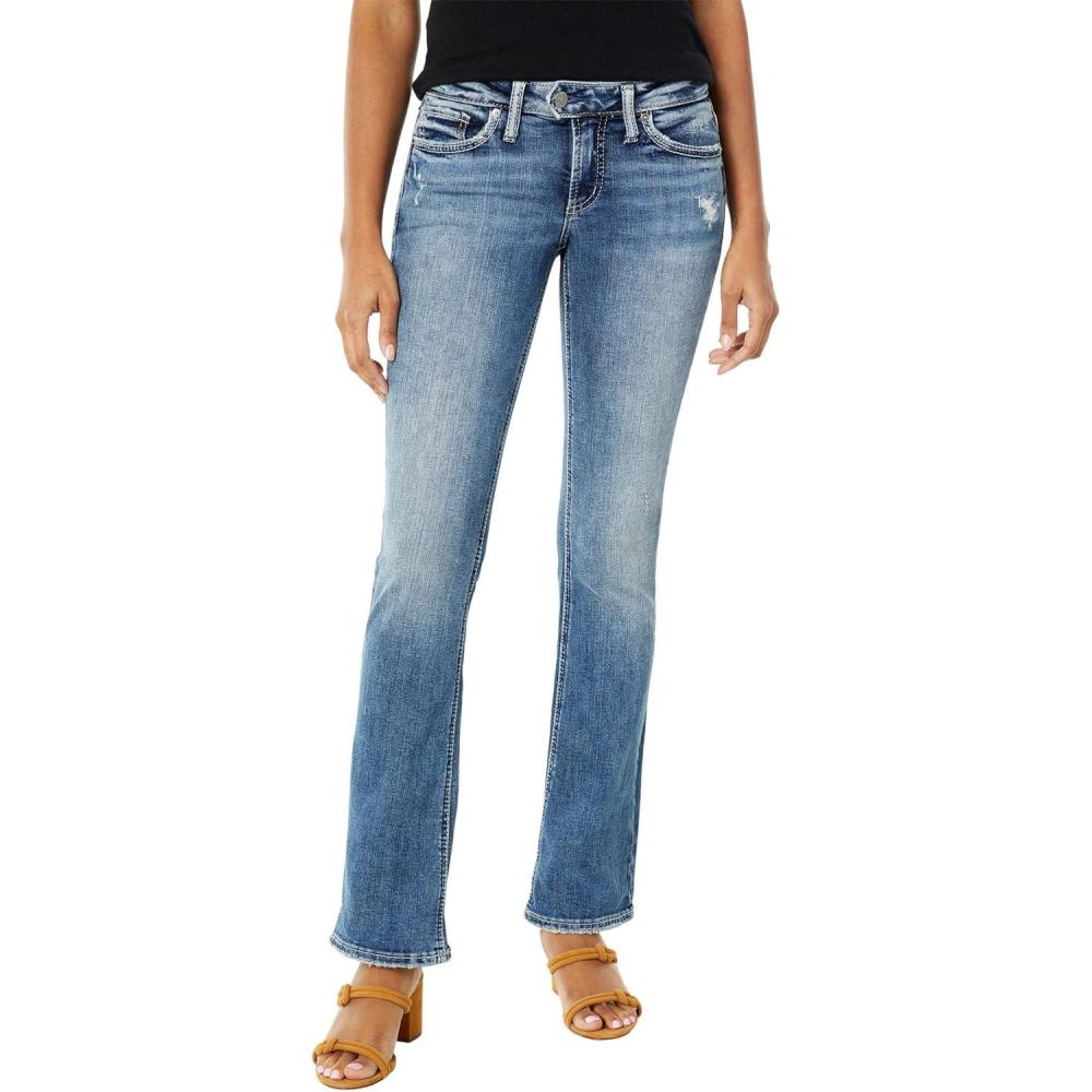 image:imageSilver Jeans Co Womens Tuesday Low Rise Slim Bootcut Jeans Legacy