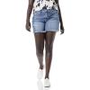 image:imageSilver Jeans Co Womens Plus Size Not Your Boyfriend High Rise Jean Shorts Distressed Medium Indigo 20W