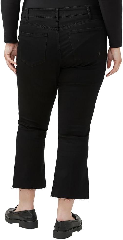 image:imageSilver Jeans Co Womens Plus Size Suki Mid Rise Curvy Fit Kick Flare Leg JeansLuxe Stretch Black