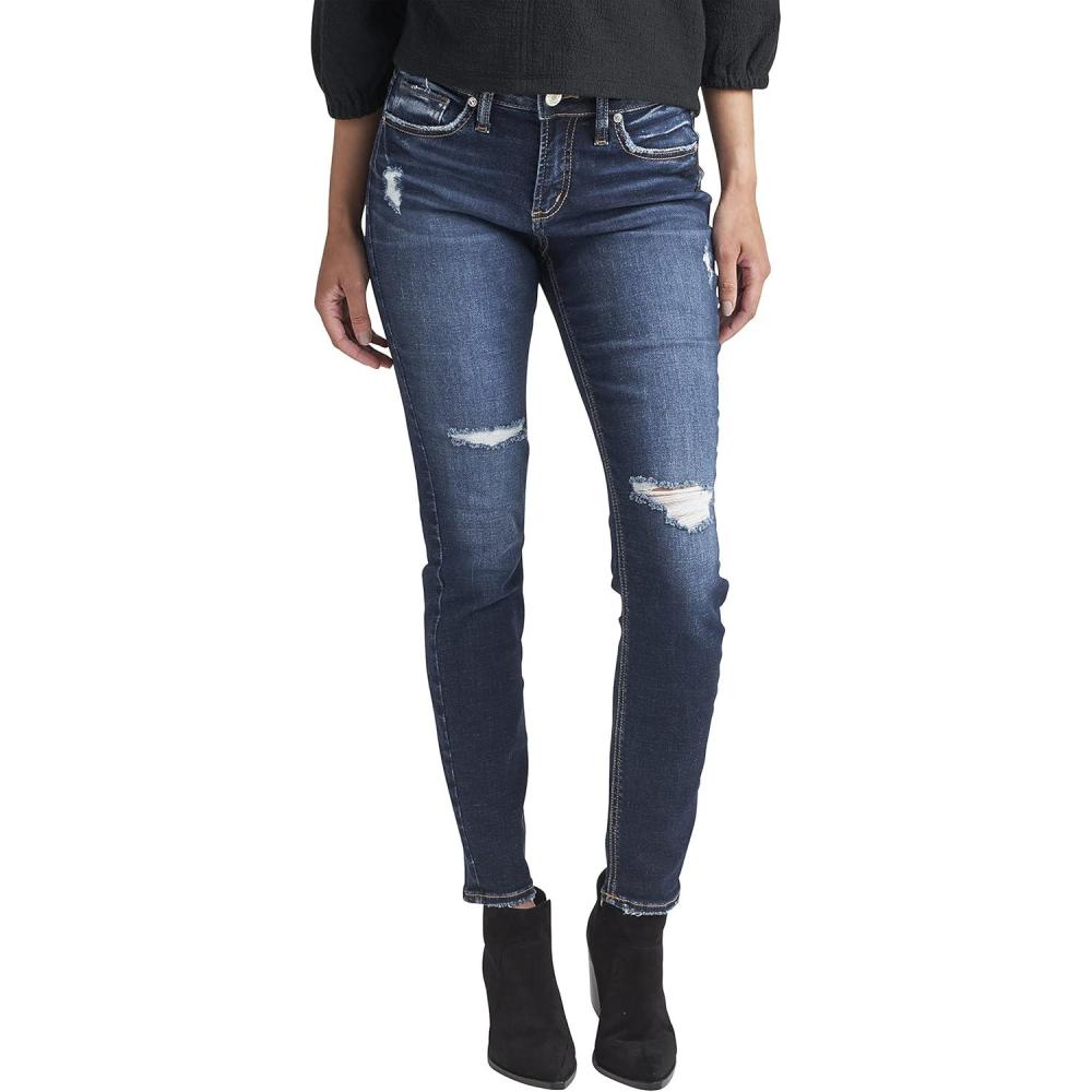 image:imageSilver Jeans Co Womens Suki Mid Rise Curvy Fit Skinny JeansDark Wash Ecf433