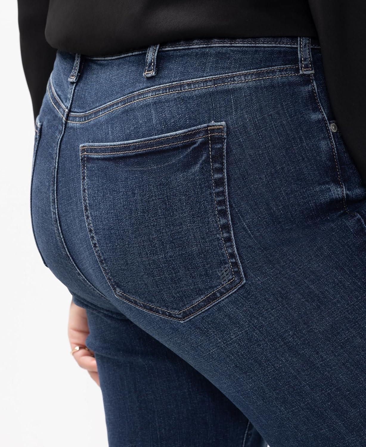image:imageSilver Jeans Co Womens Plus Size Avery High Rise Curvy Fit Trouser Leg Jeans LegacyIndigo