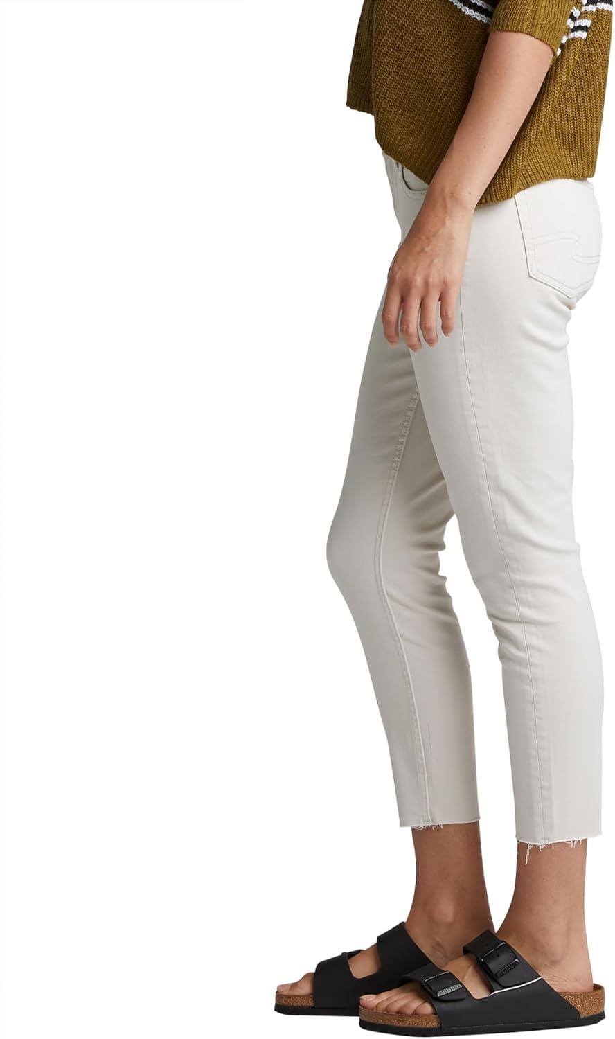 image:imageSilver Jeans Co Boys Avery High Rise Curvy Fit Skinny Crop Jeans LegacyRoadie Slim