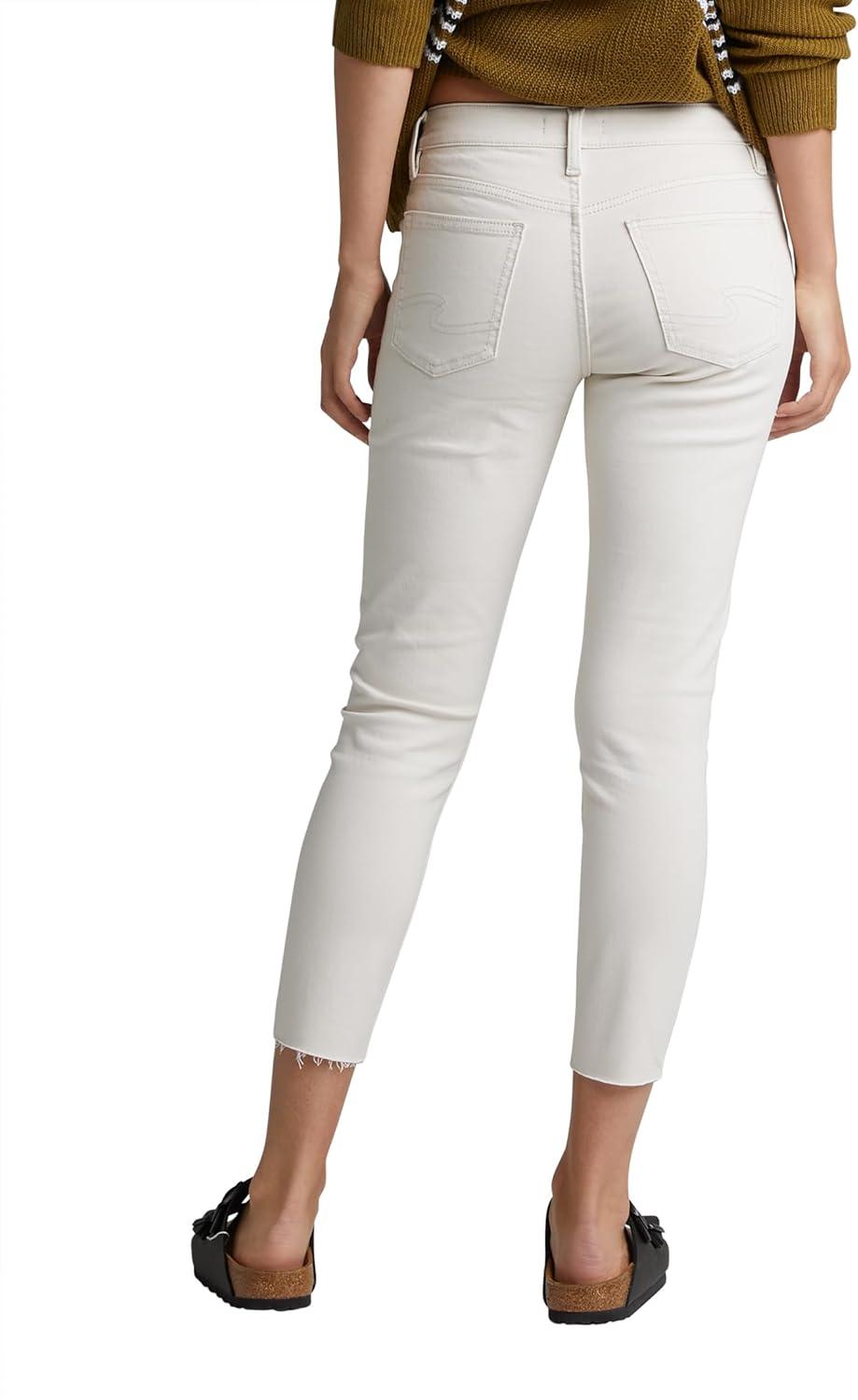 image:imageSilver Jeans Co Boys Avery High Rise Curvy Fit Skinny Crop Jeans LegacyRoadie Slim