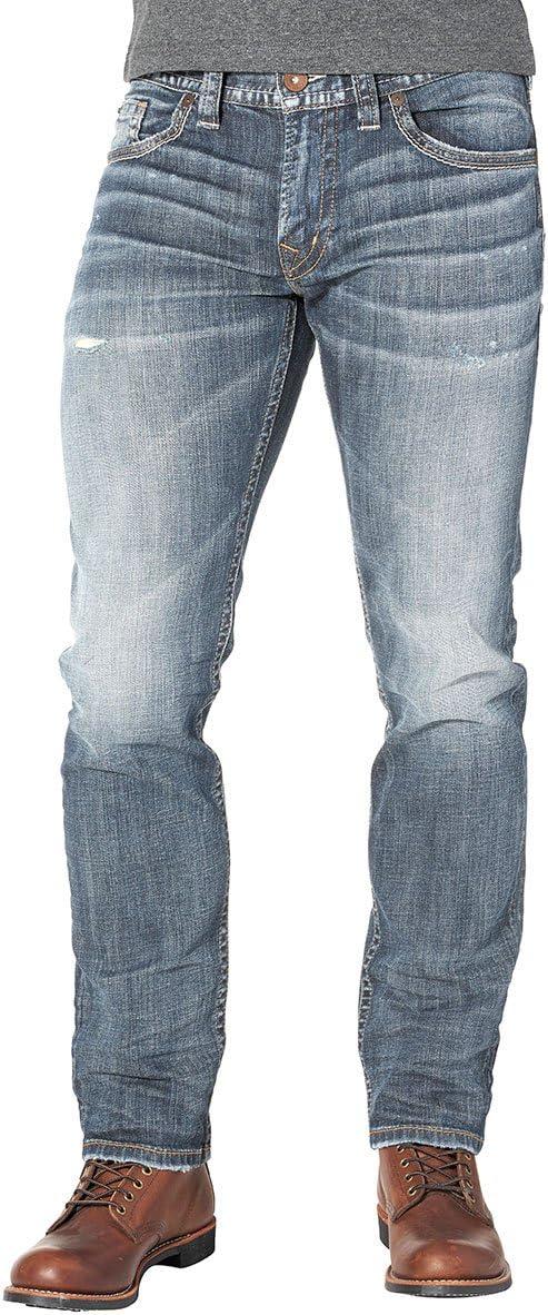 image:imageSilver Jeans Co Mens Allan Slim Fit Straight Leg JeansDark Sandblast