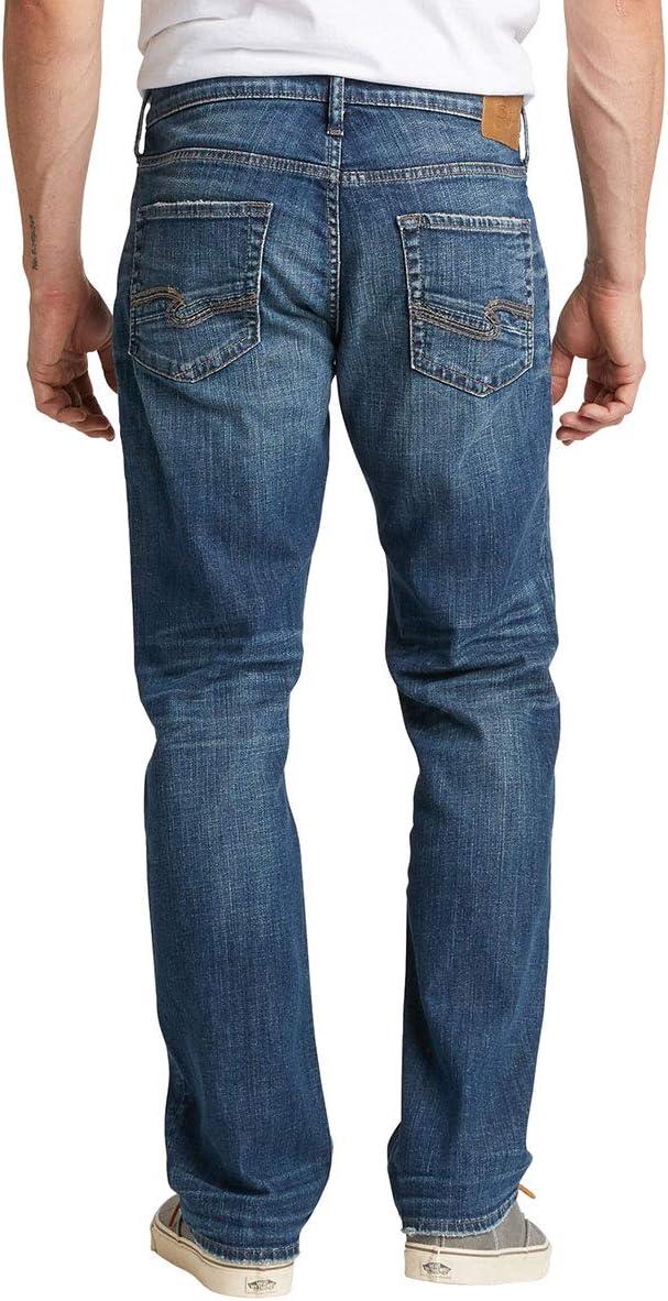 image:imageSilver Jeans Co Mens Allan Slim Fit Straight Leg JeansIndigolds389