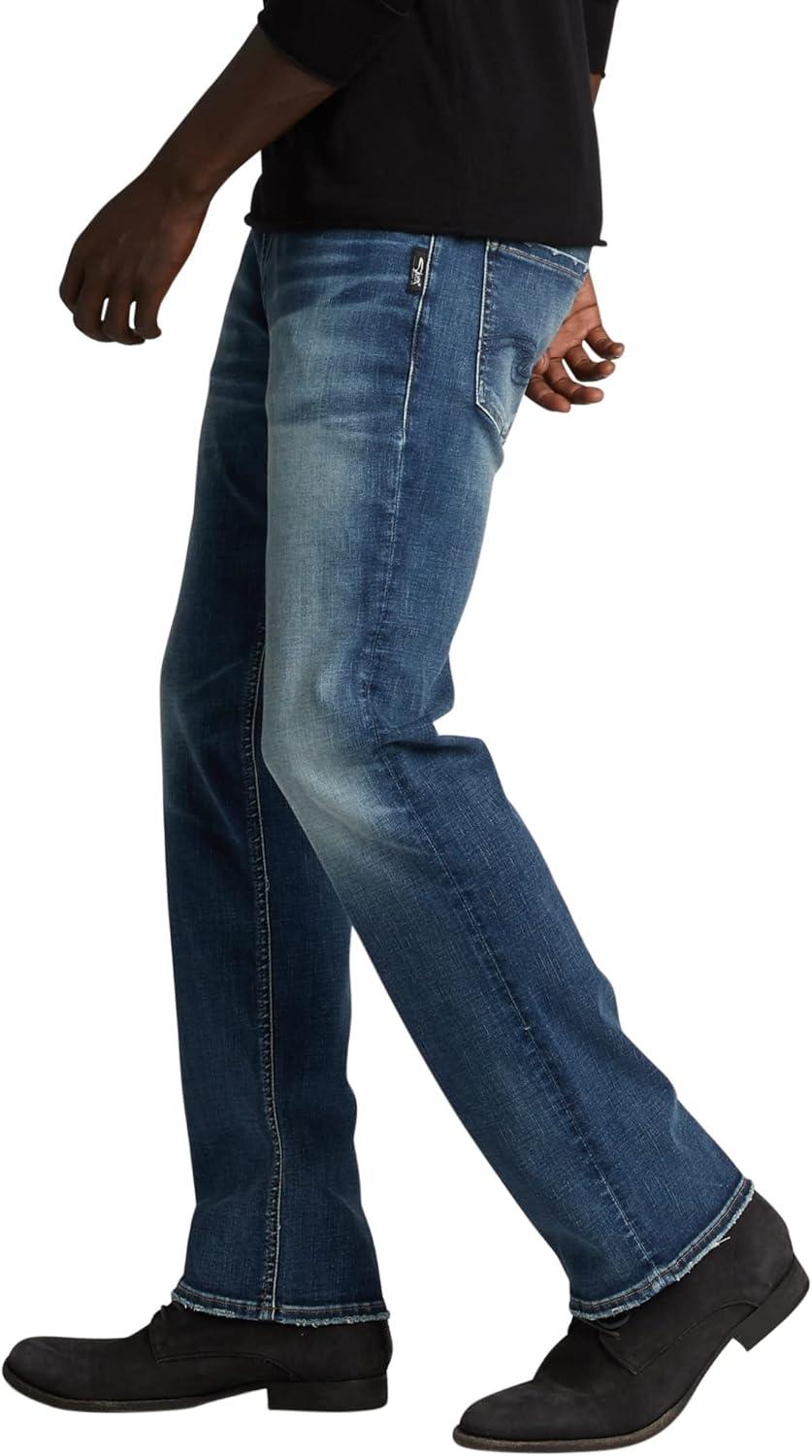 image:imageSilver Jeans Co Mens Allan Slim Fit Straight Leg JeansMedium Hand Sand