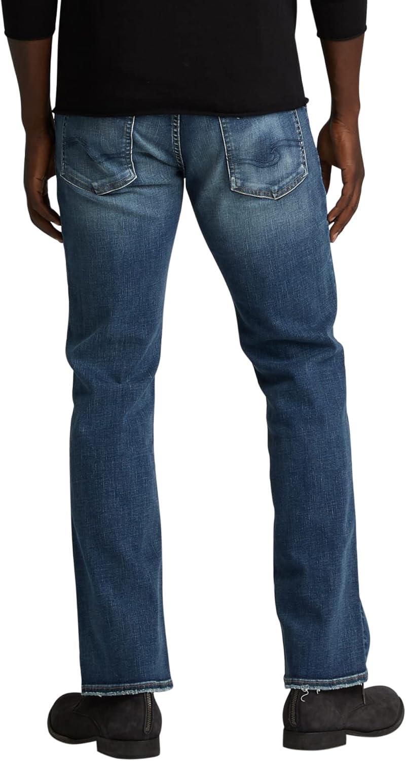 image:imageSilver Jeans Co Mens Allan Slim Fit Straight Leg JeansMedium Hand Sand