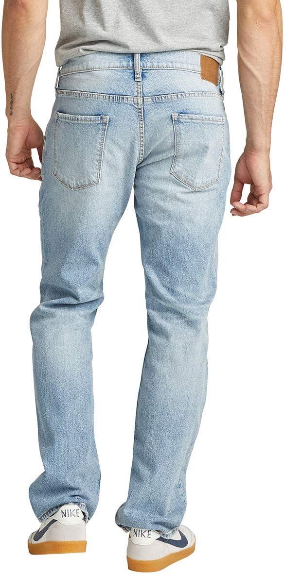 image:imageSilver Jeans Co Mens Allan Slim Fit Straight Leg JeansMedium Light Indigo