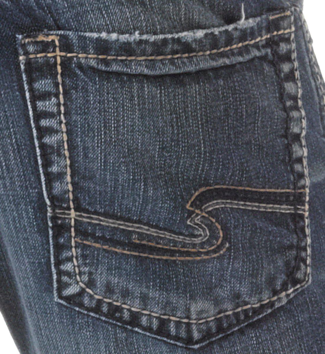 image:imageSilver Jeans Co Mens Allan Slim Fit Straight Leg JeansVintage Sandblast